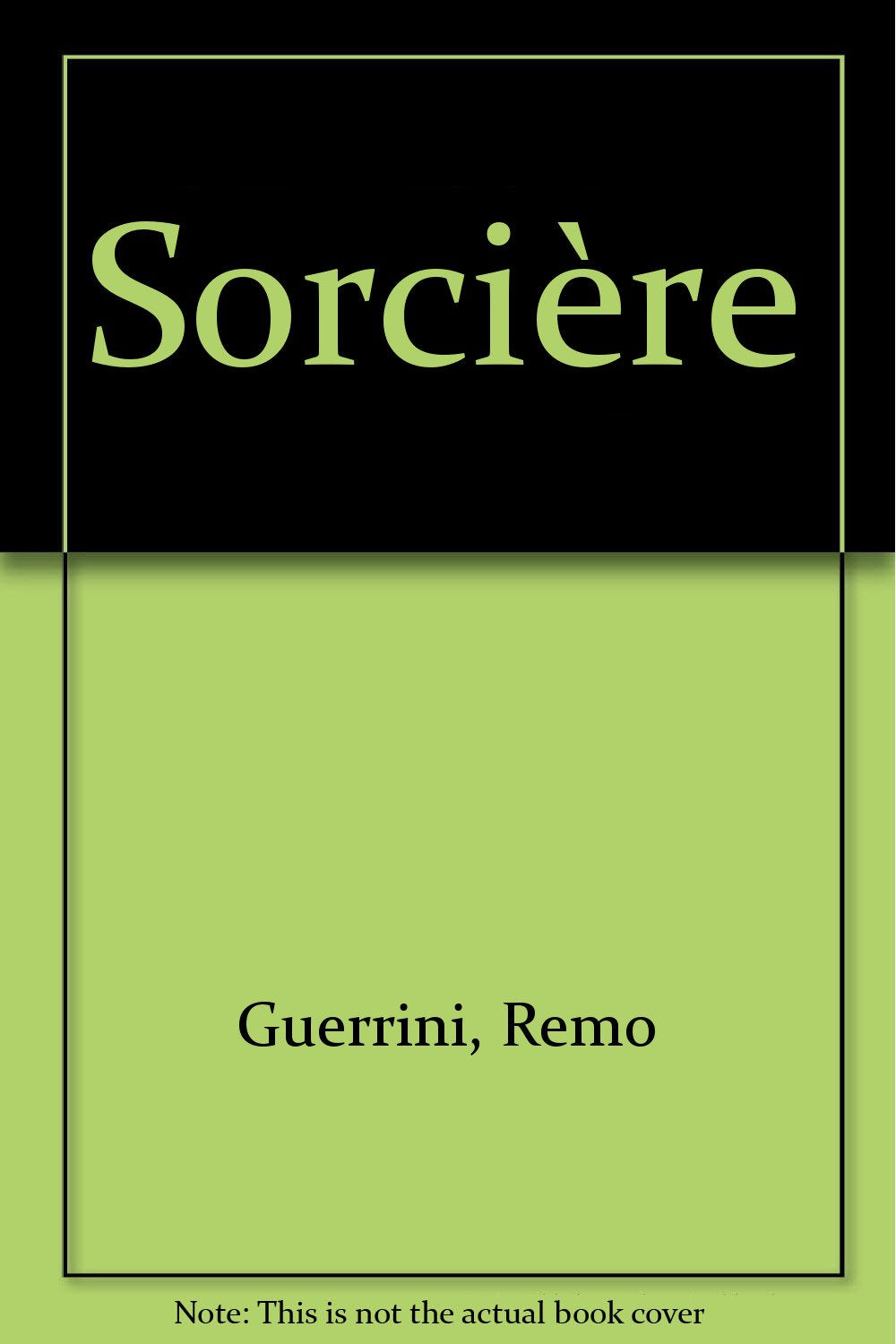 Sorcière 9782905158932