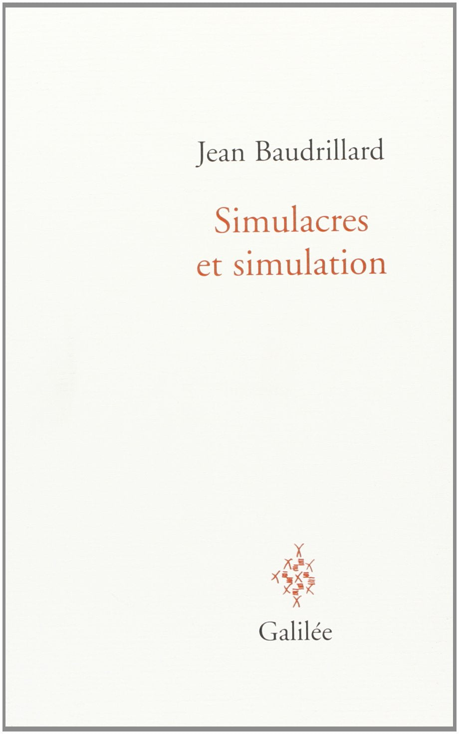 Simulacres et simulation (0000) 9782718602103