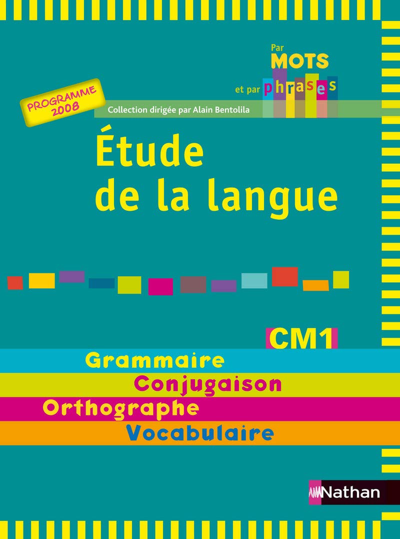 Par mots et par phrases CM1 9782091220444