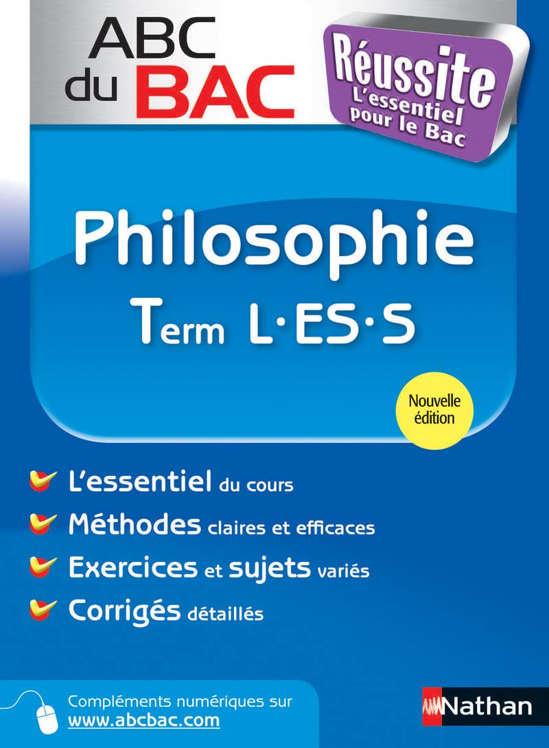 ABC du BAC Réussite Philosophie Term L.ES.S 9782091869735