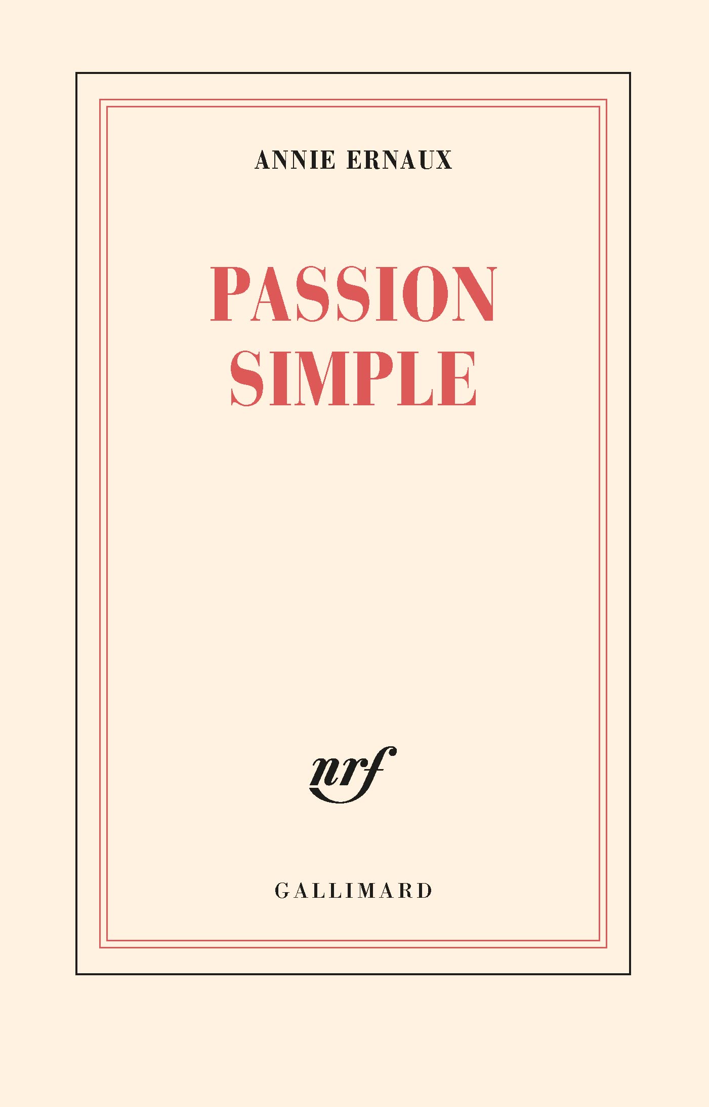 Passion simple 9782070725045
