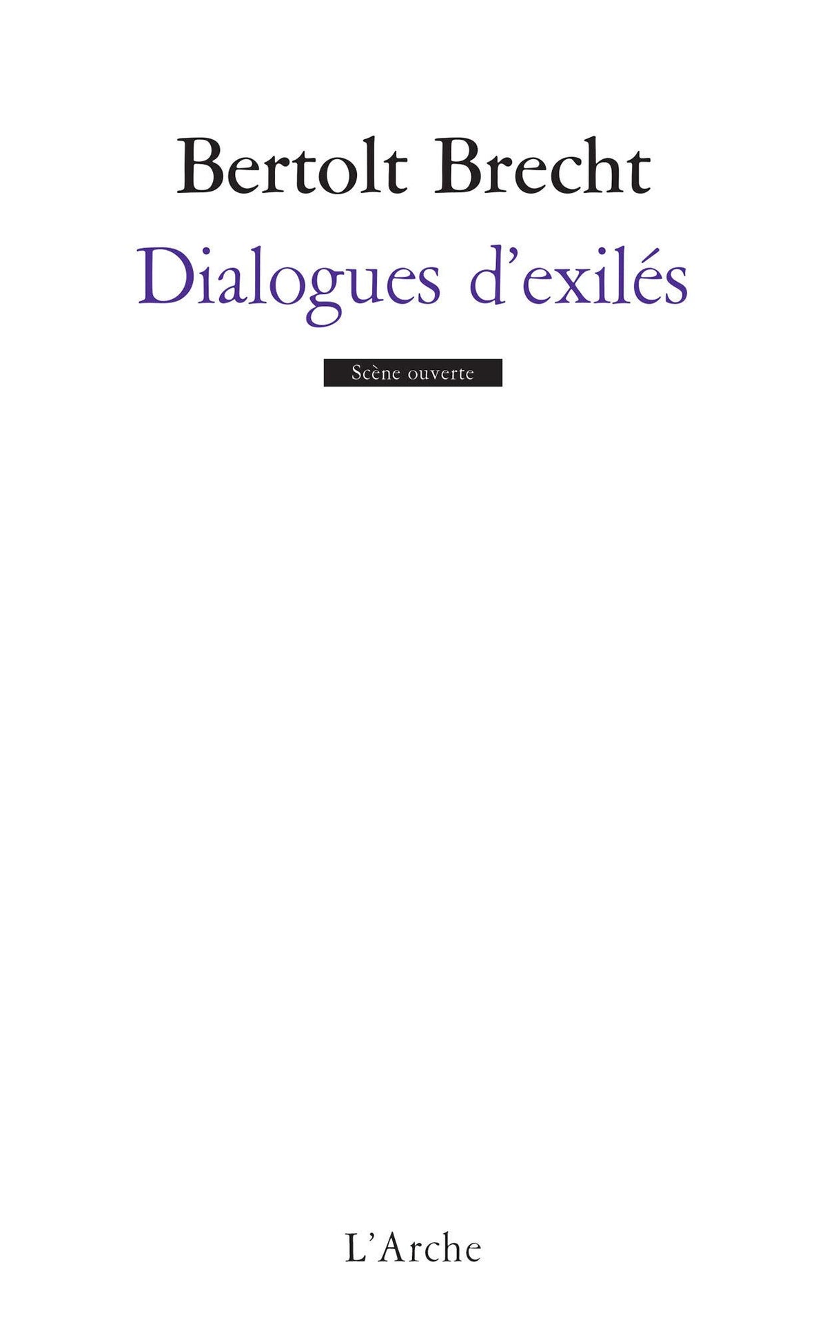 Dialogues d'exilés 9782851811530