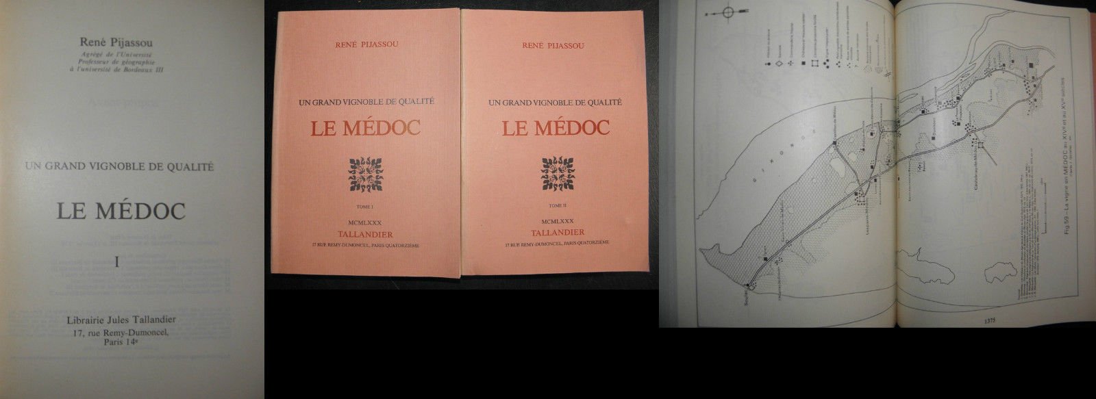 Un grand vignoble de qualité : Le Médoc (2 volumes). Thèse de Docteur d'Etat présentée devant l'Université de Bordeaux III, le 13 janvier 1978