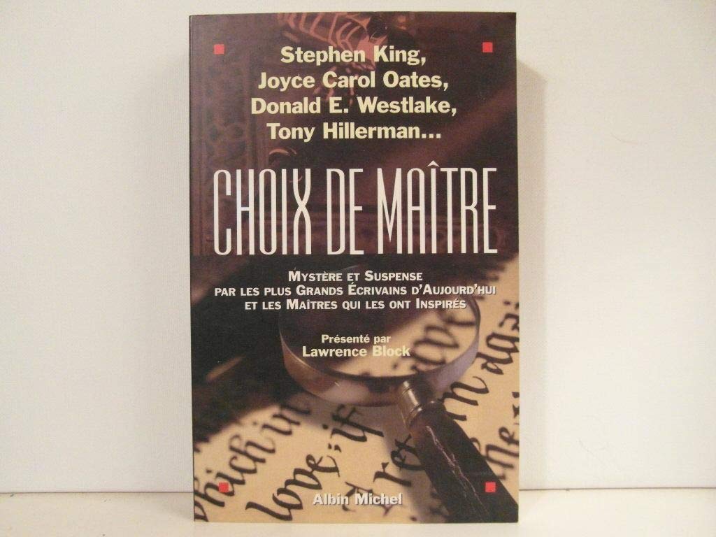 Le Choix des maîtres 9782226141774