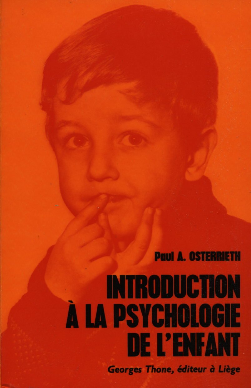 INTRODUCTION A LA PSYCHOLOGIE DE L'ENFANT T1 9782870091265