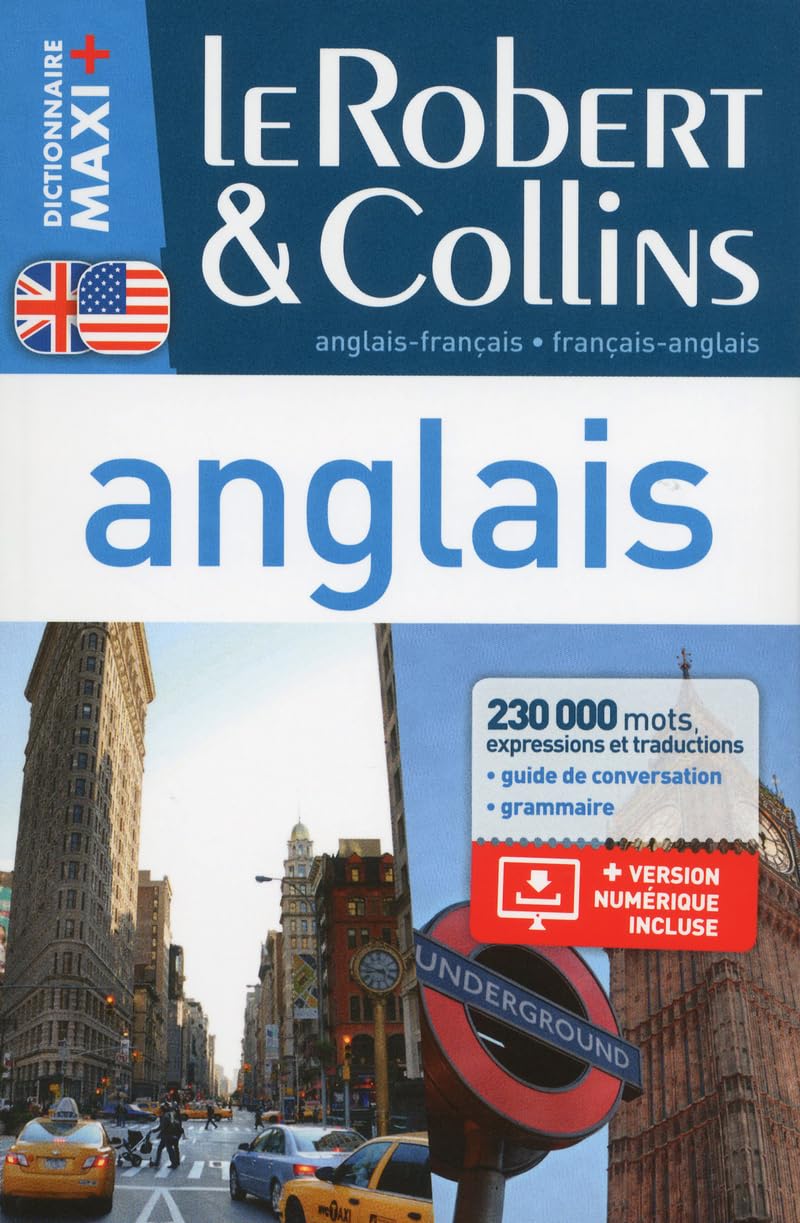 Dictionnaire Le Robert & Collins Maxi Plus anglais 9782321002611