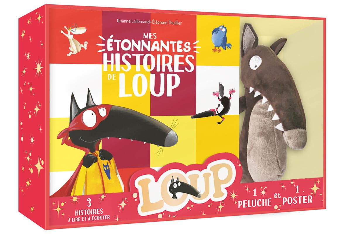 Coffret peluche - mes étonnantes histoires loup 9791039561211