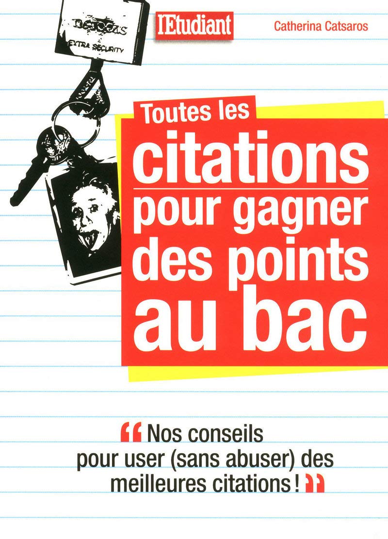 Toutes les citations pour gagner des points au BAC 9782846249683