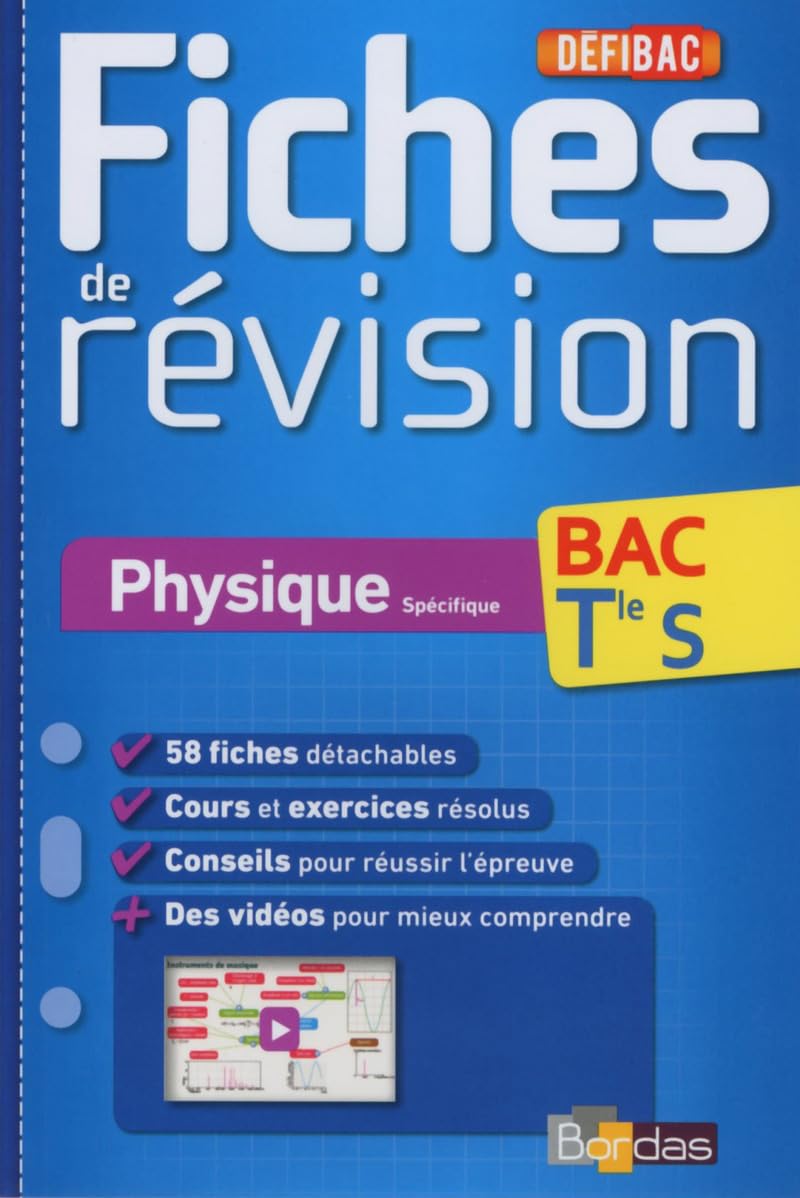 DéfiBac - Fiches de révision - Physique Tle S 9782047352878