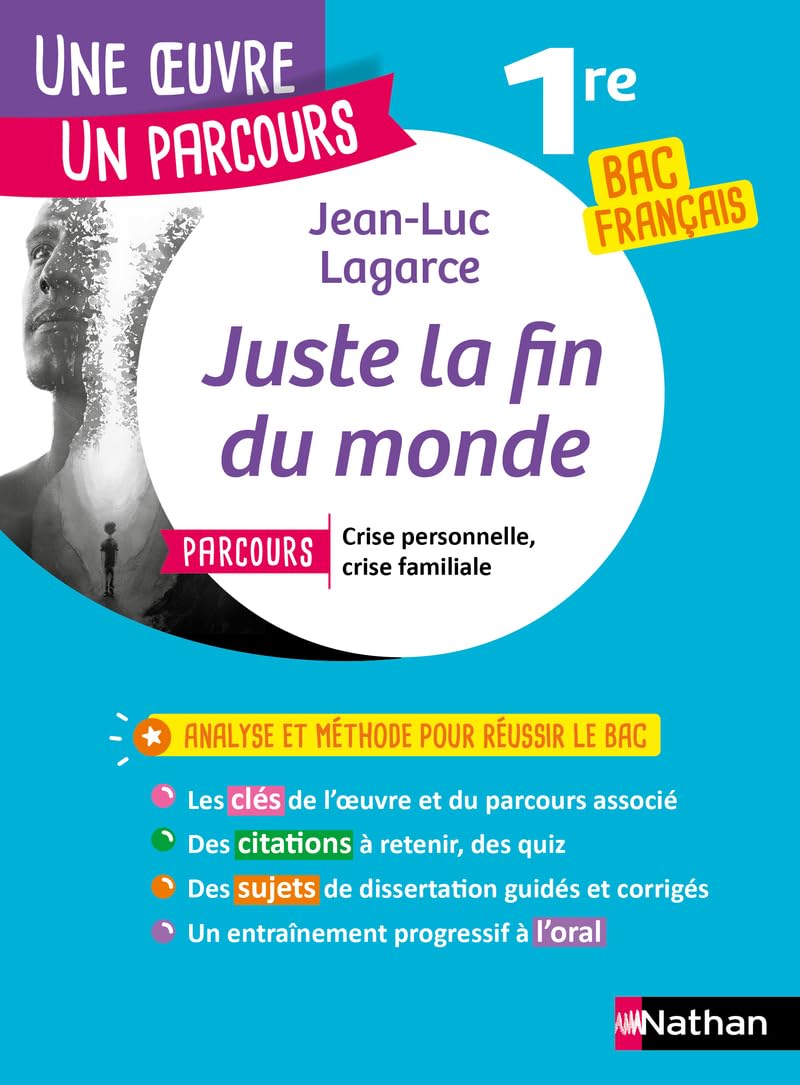 Analyse et étude de l'oeuvre - Juste la fin du Monde de Lagarce - Réussir son BAC Français 1re 2024 - Parcours associé Crise personnelle, crise familiale - Une oeuvre, un parcours (8) 9782091864990
