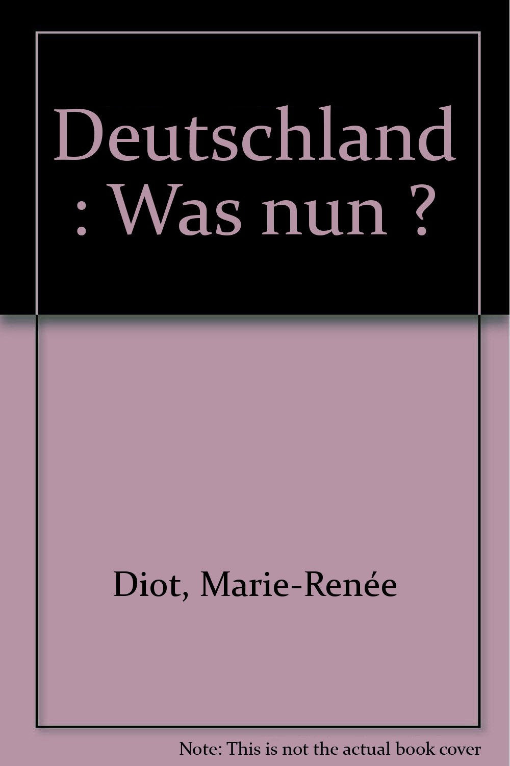 Deutschland was nun ? 9782130473411
