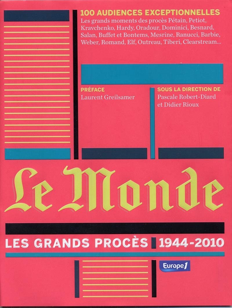 Le Monde : les grands procès 9782352040996