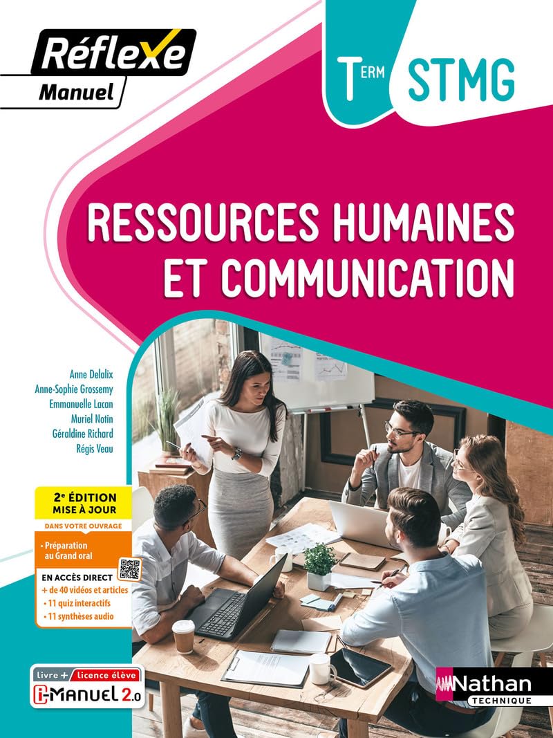 Ressources humaines et Communication - Tle STMG - Coll. Réflexe 9782095036652