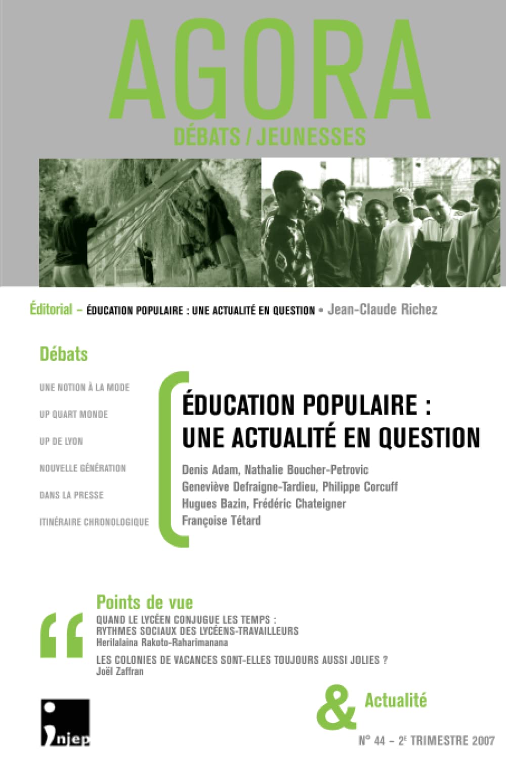 Education populaire : une actualité en question 9782296038691