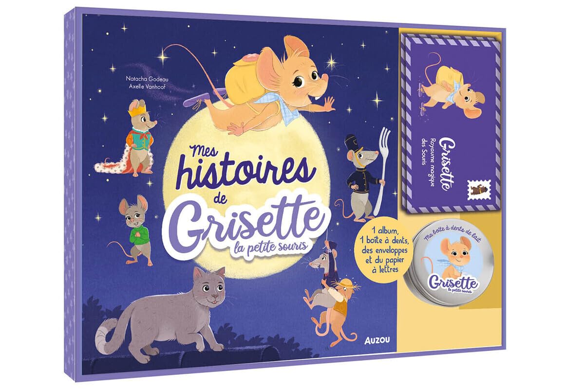 Mon coffret grisette : 2 histoires et 1 boîte à dent 9791039560986