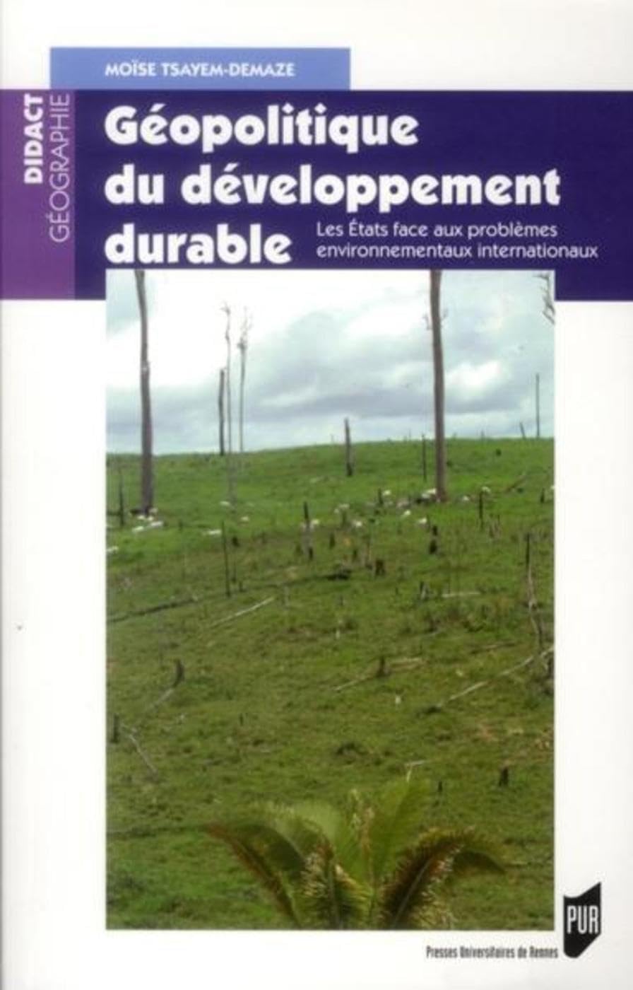 GEOPOLITIQUE DU DEVELOPPEMENT DURABLE 9782753514225