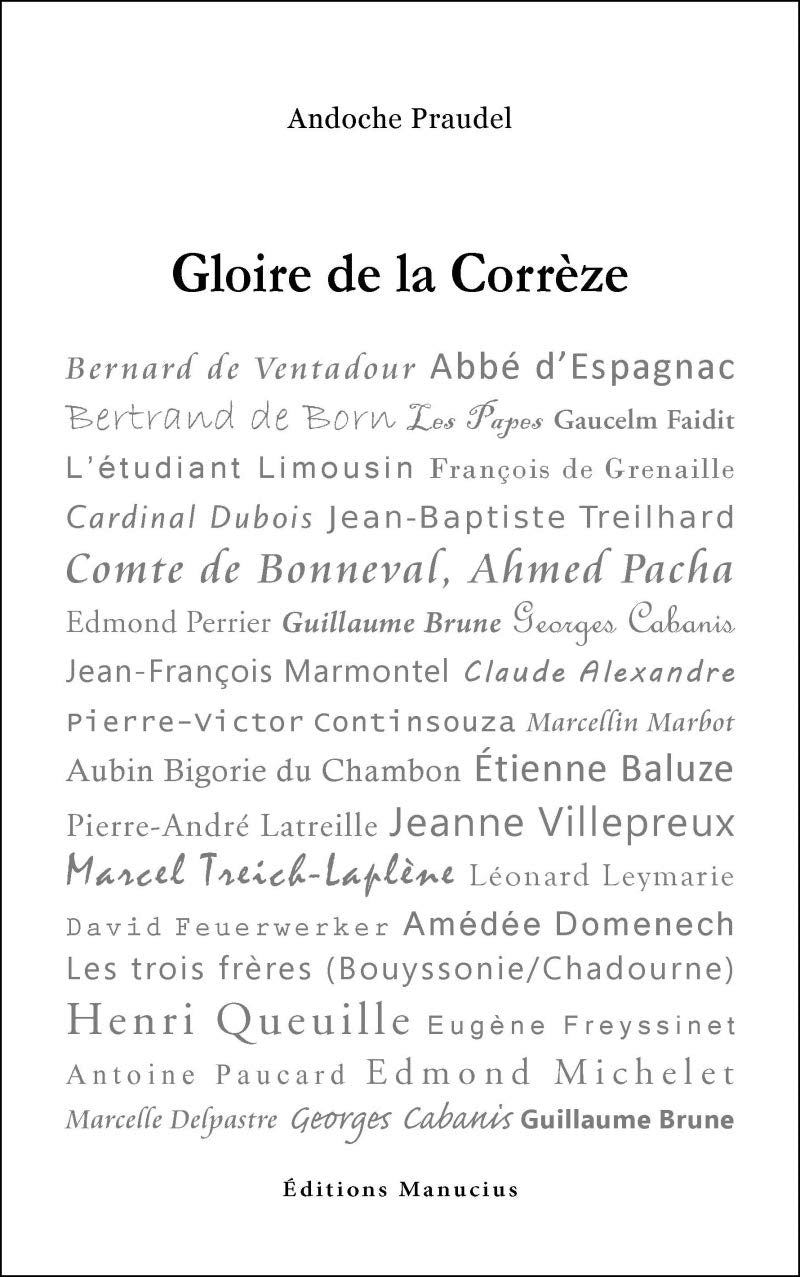 Gloire de la Corrèze 9782845786721