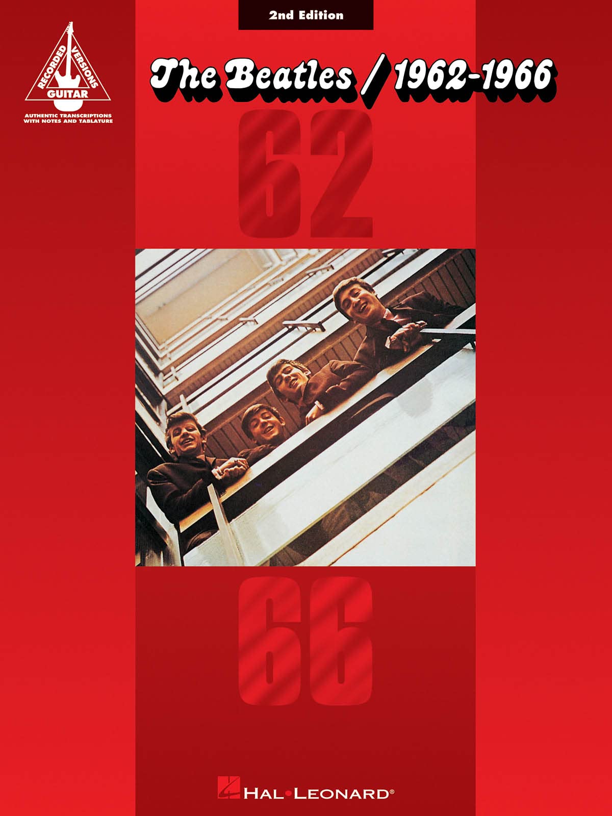 Partition : Beatles 1962/1966 Rec Vers Guitar Tab Rouge 9780711950153