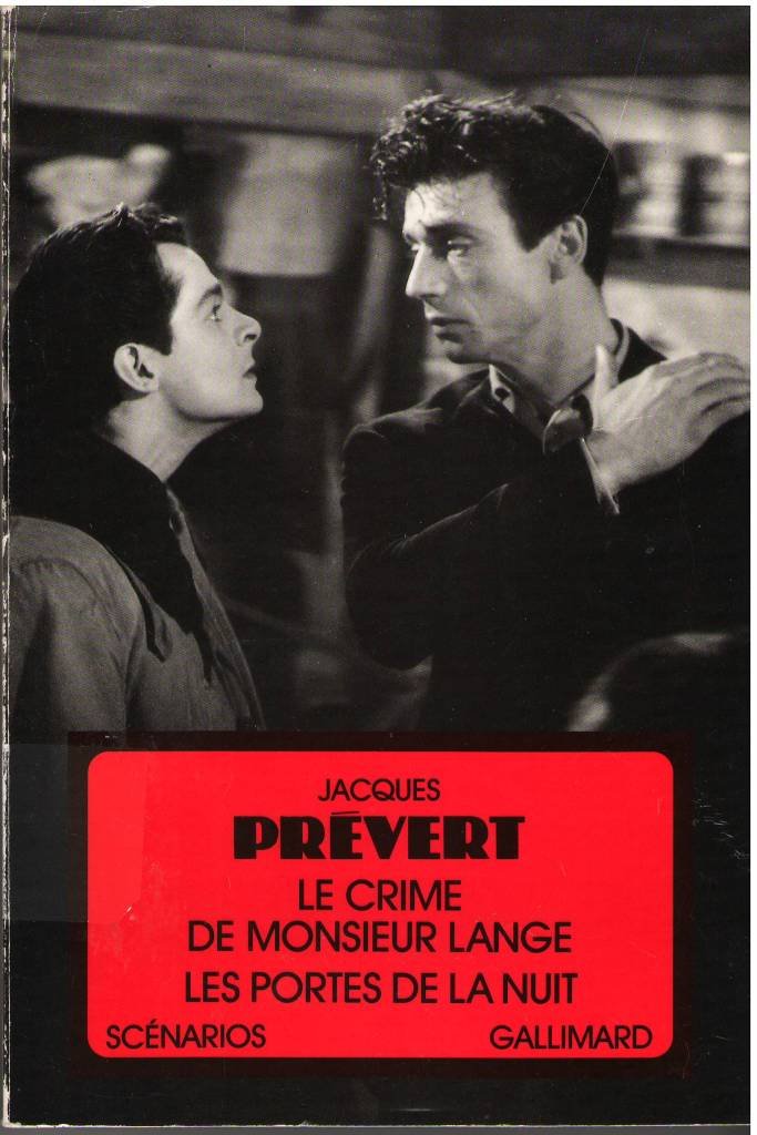 Le crime de Monsieur Lange : les portes de la nuit : scénarios 9782070719891