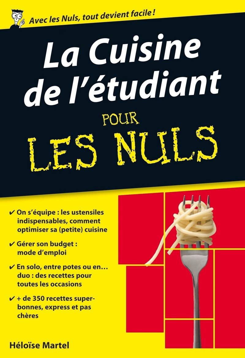 La Cuisine de l'étudiant pour les Nuls poche 9782754021685