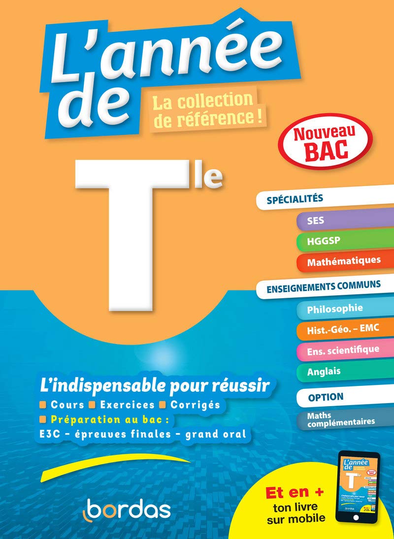 L'Année de Tle Spécialités SES HGGP Maths - Tout-en-un 9782047358658