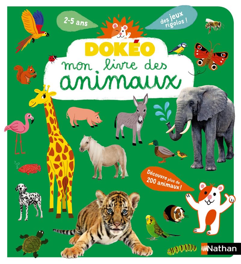 Mon livre des animaux - Dokéo -2 à 5 ans 9782092580905