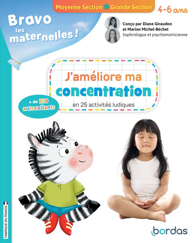 Bravo les maternelles - J'améliore ma concentration 9782047400524
