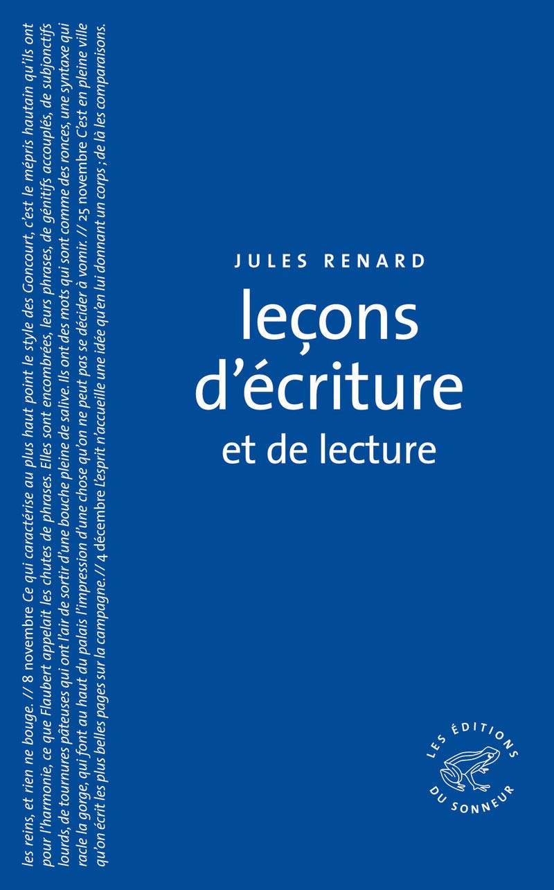 Leçons d'écriture et de lecture 9782916136196