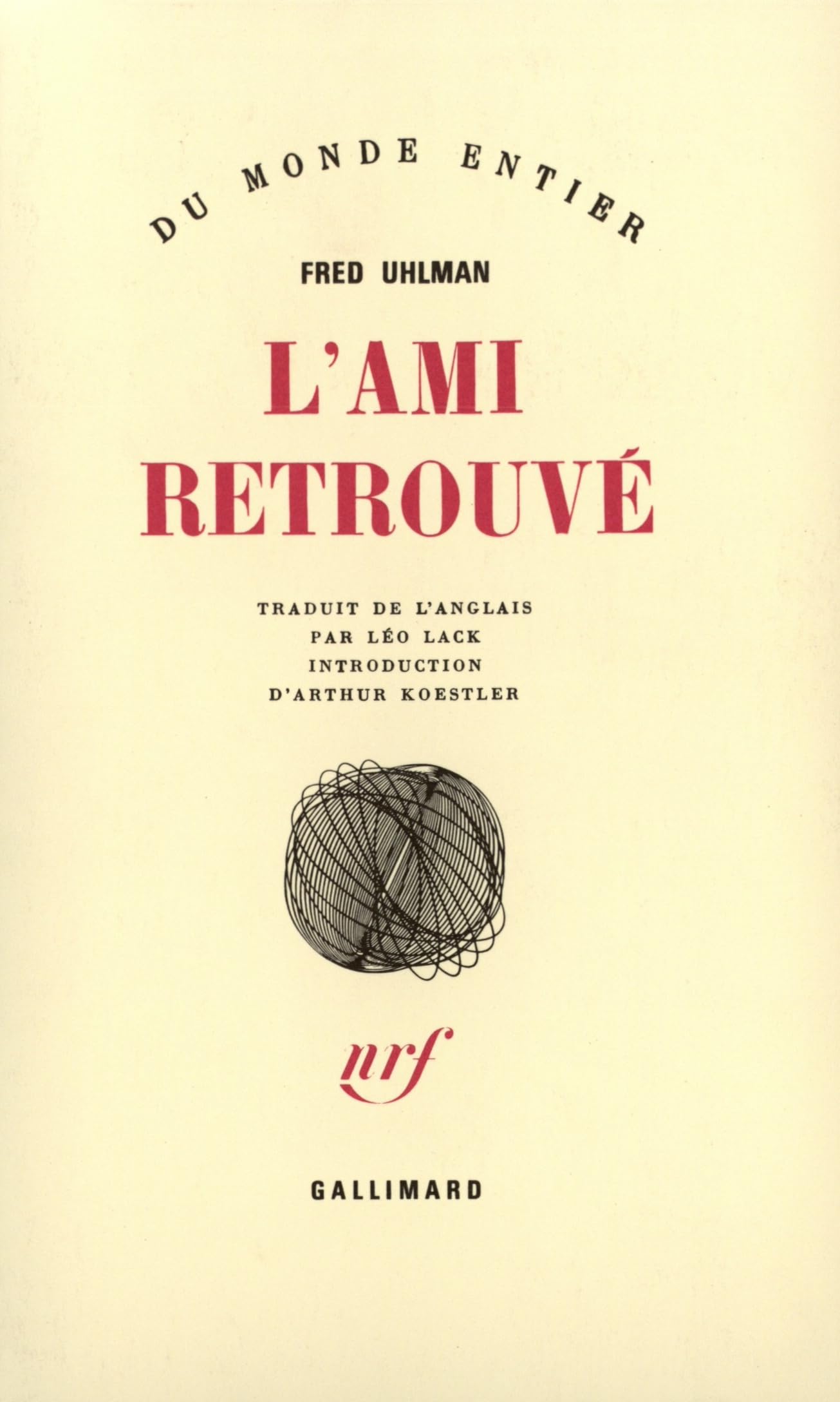 L'ami retrouvé 9782070299164