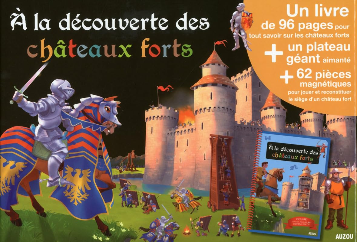 A LA DECOUVERTES DES CHATEAUX FORTS (COLL. MES PREMIERS COFFRETS D'APPRENTISSAGE) 9782733834299