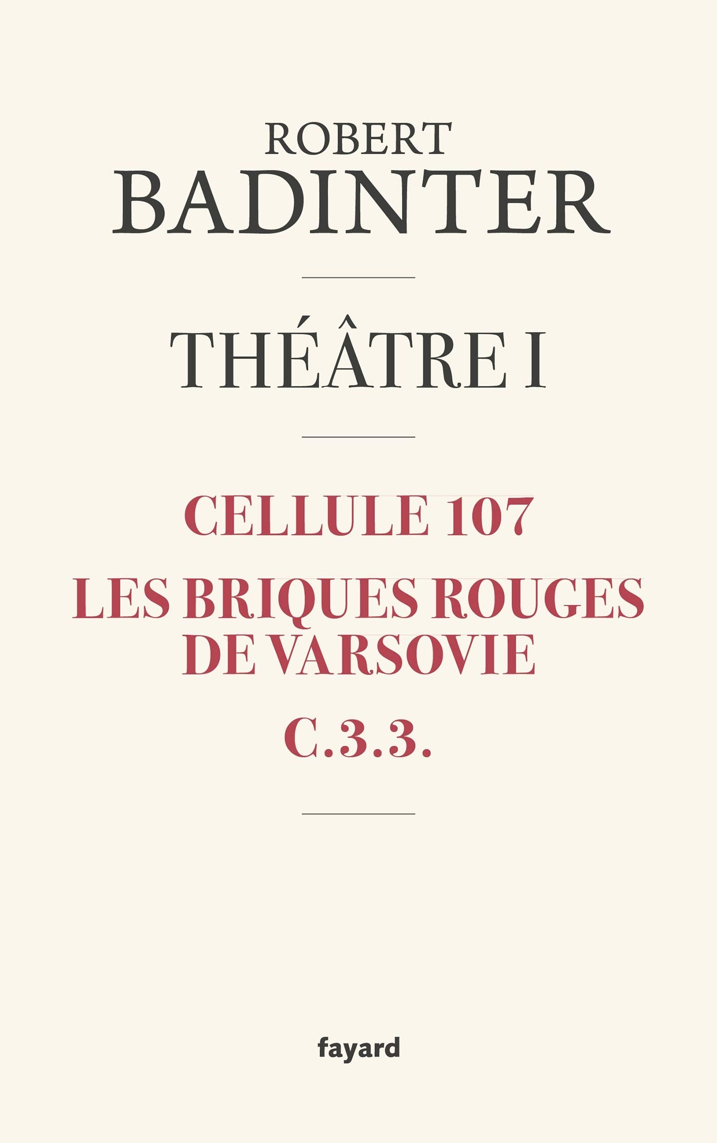 Théâtre I 9782213718361