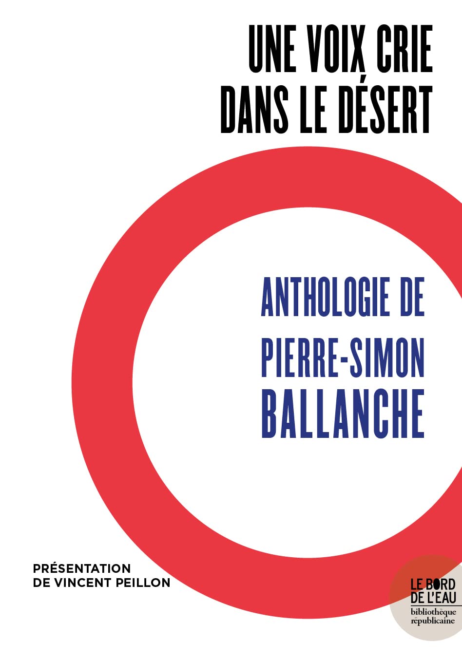 Anthologie de Pierre-Simon Ballanche, Philosophe romantique 9782356877994
