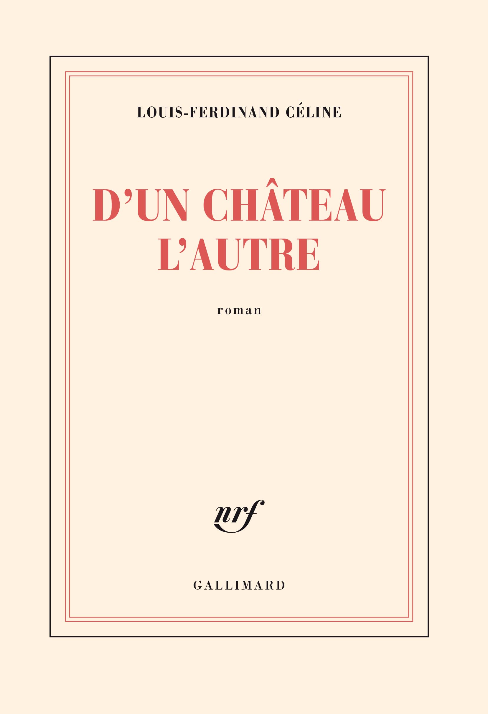 D'un château l'autre 9782070213108