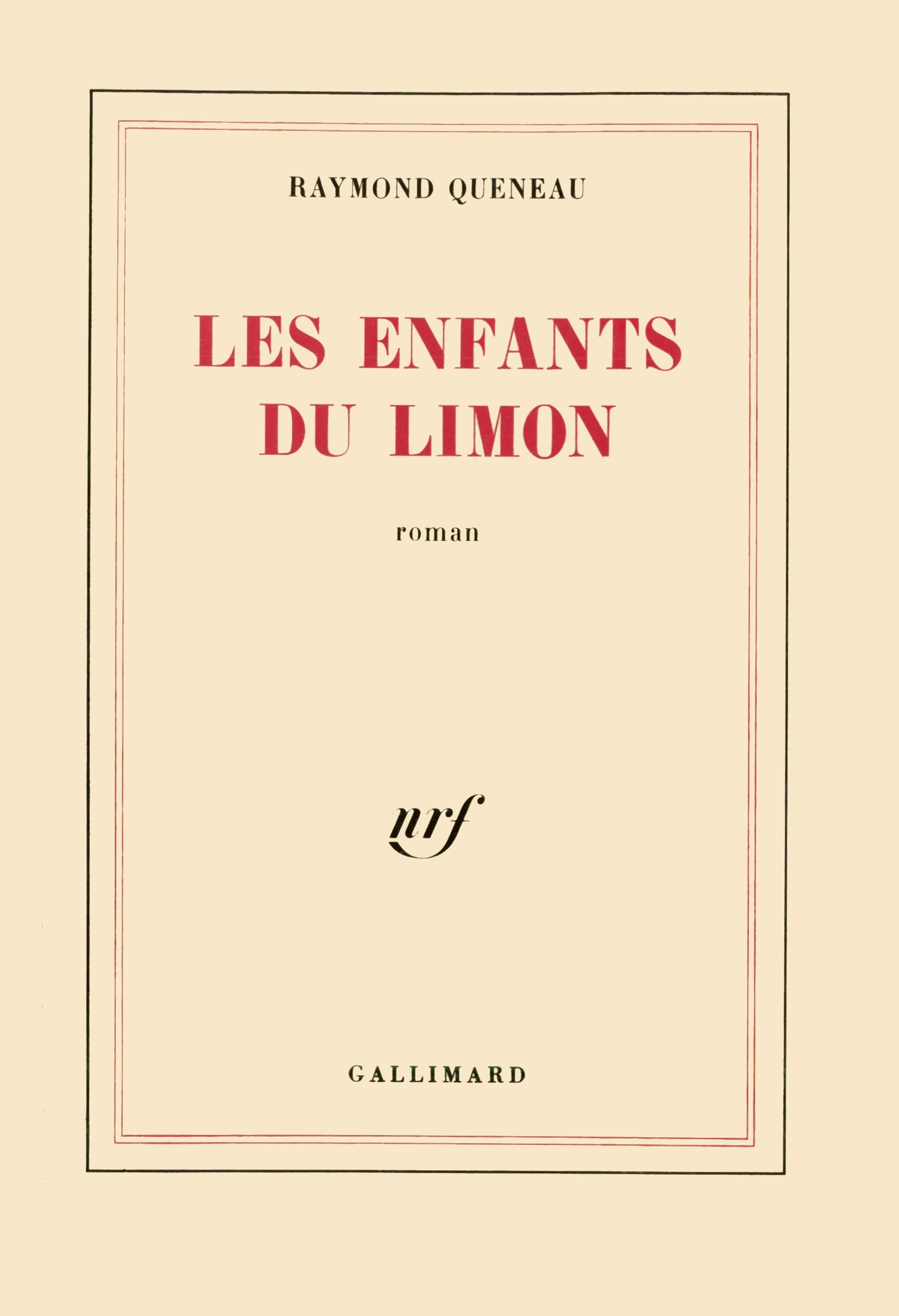 Les Enfants du limon 9782070253043