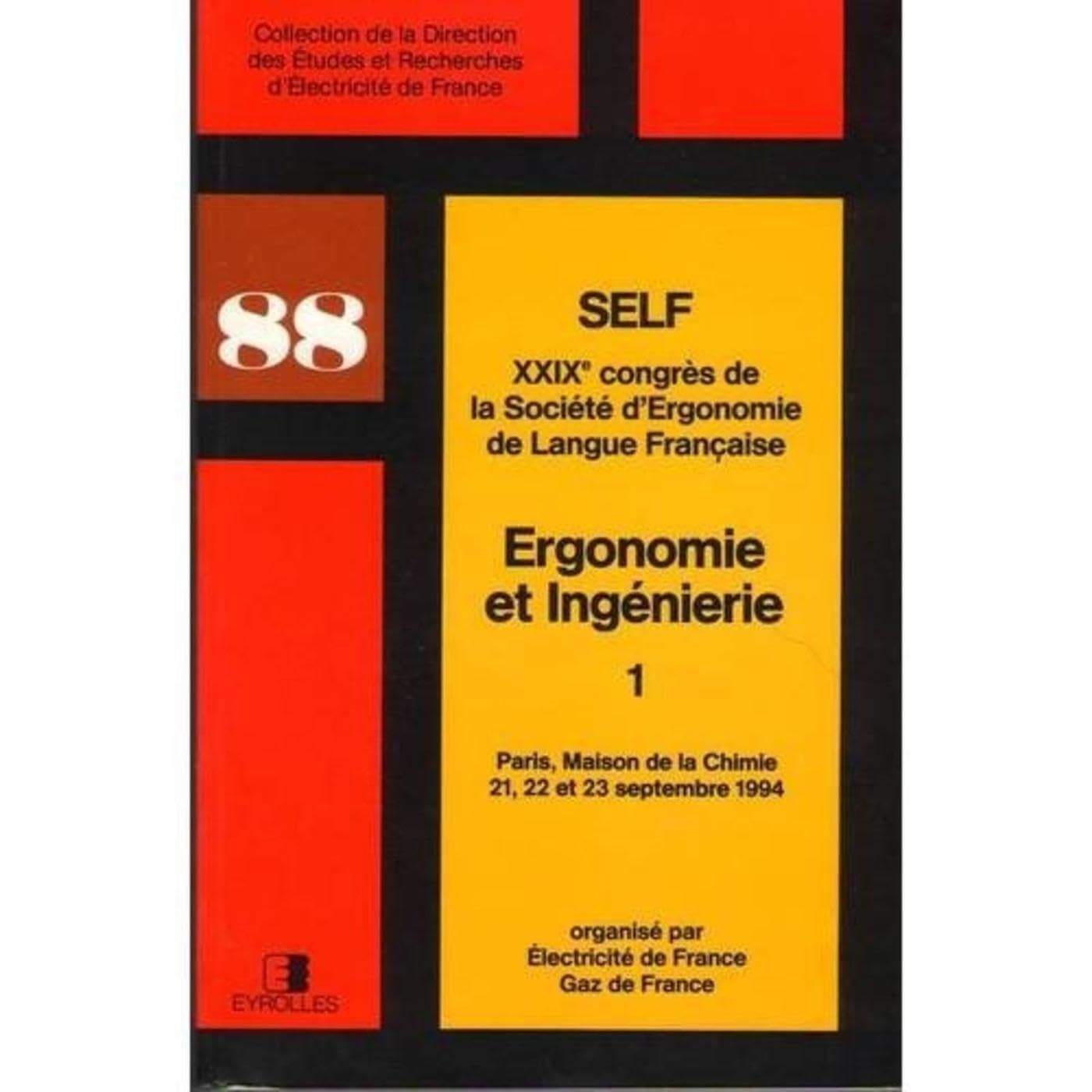 Ergonomie et ingenierie, volume 1 9782212016444
