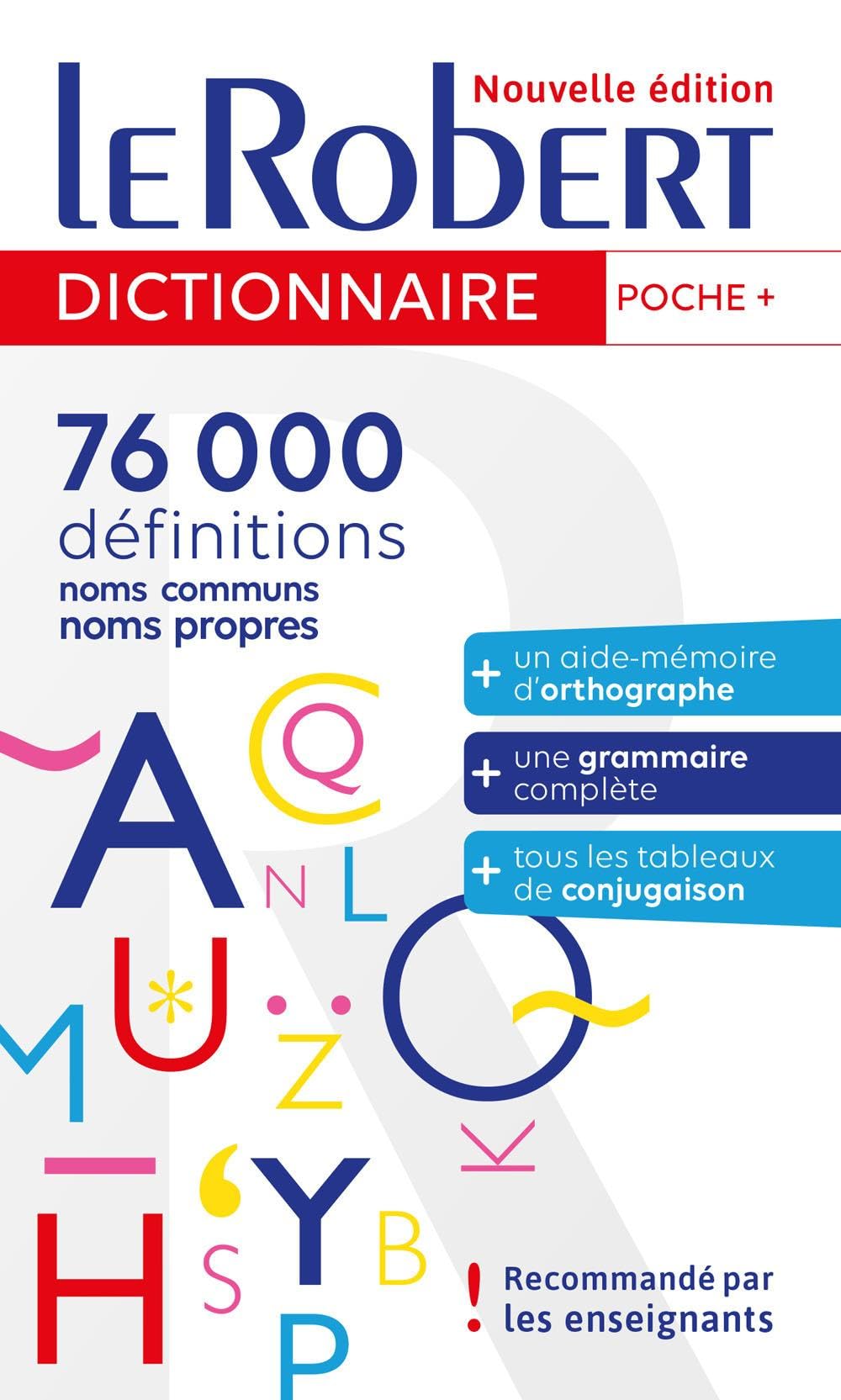 Dictionnaire Le Robert de Poche Plus langue française 9782321016564