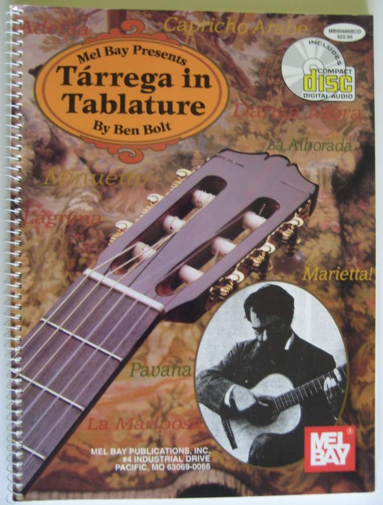 Tarrega In Tablature (Acoustic Guitar Series) 9780786616411