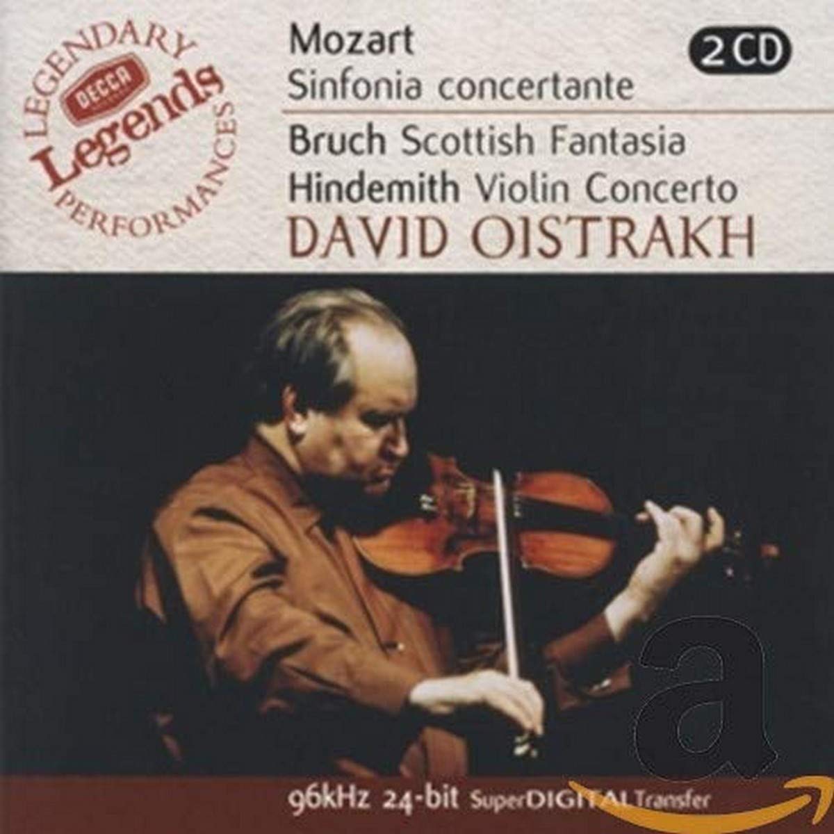 Mozart - Symphonie concertante / Bruch - Fantaisie écossaise / Hindemith - Concerto pour violon 0028947025825