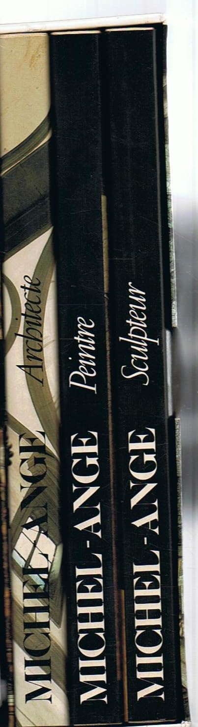 Michel-Ange peintre ; Michel-Ange architecte ; Michel-Ange sculpteur.