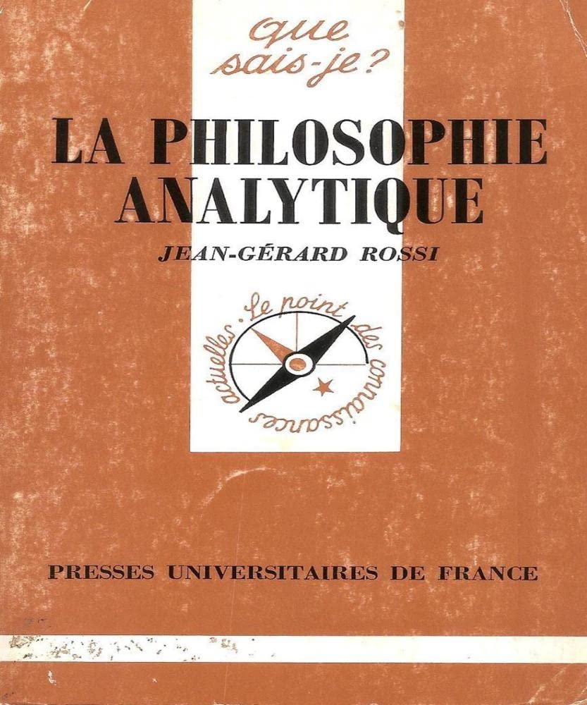 La philosophie analytique 9782130453833