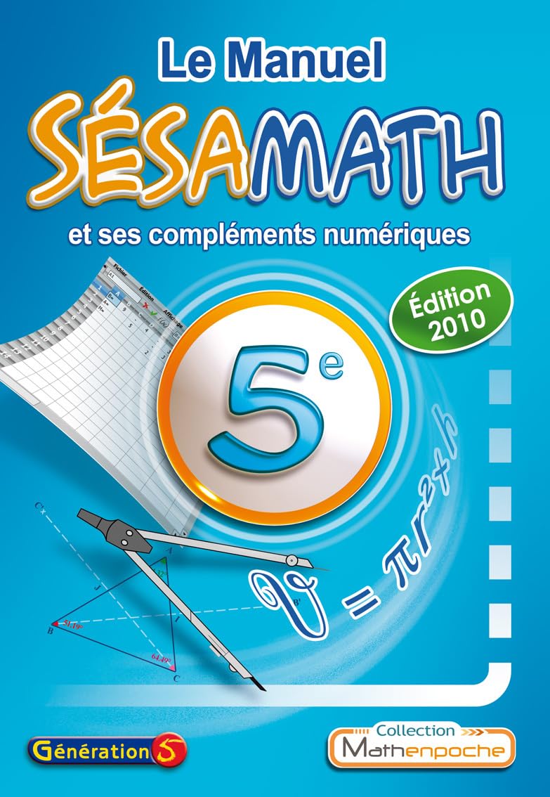 Le Manuel Sésamath 5e 9782952417471