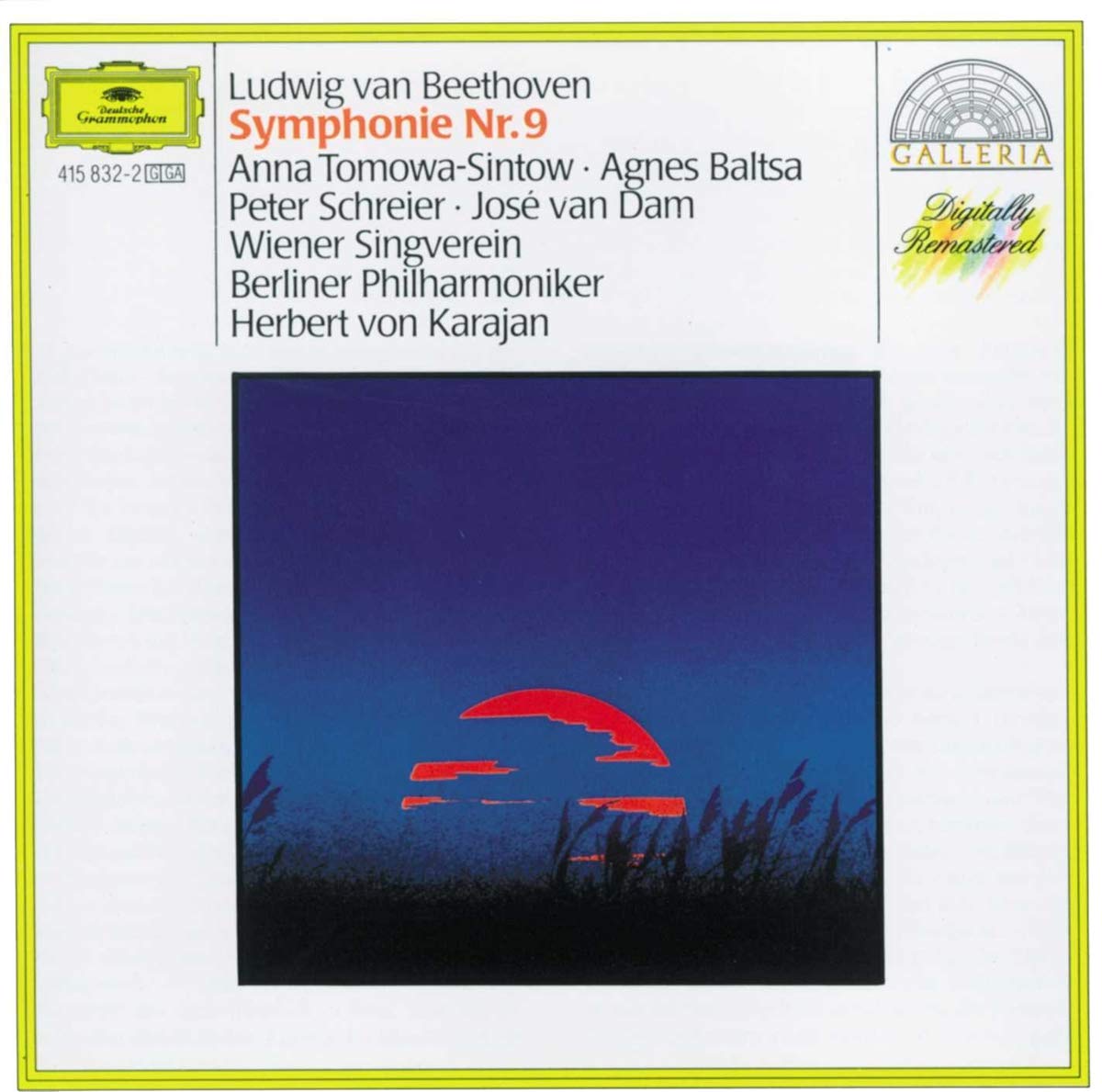 Beethoven : Symphonie n° 9 en ré mineur op. 125 "chorale" ("Ode à la Joie") 0028941583222