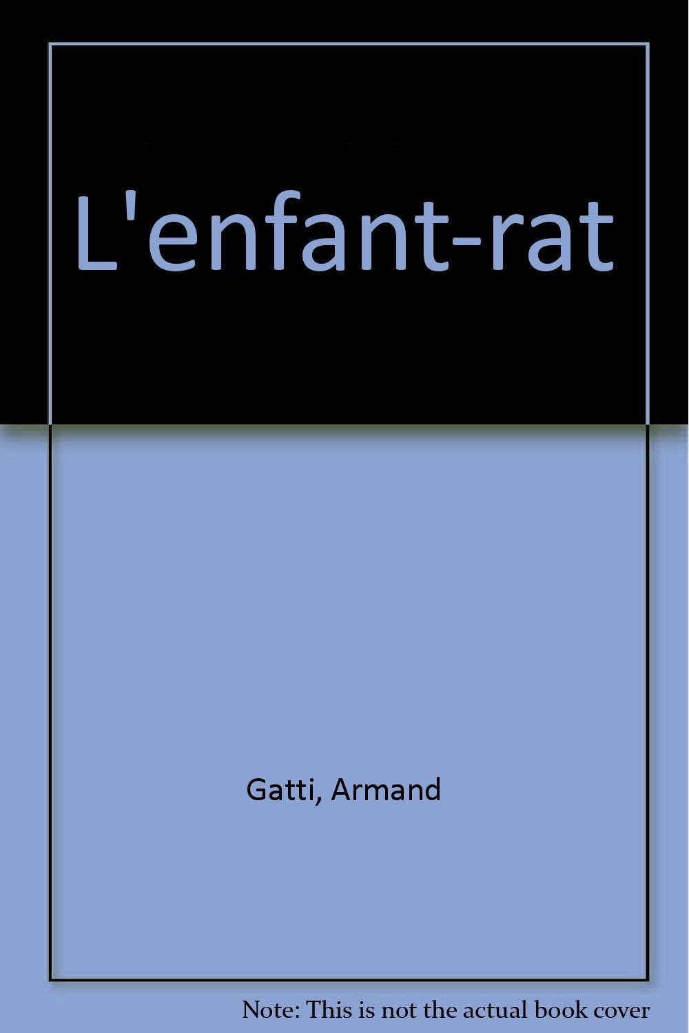 L'Enfant-rat 9782864322450