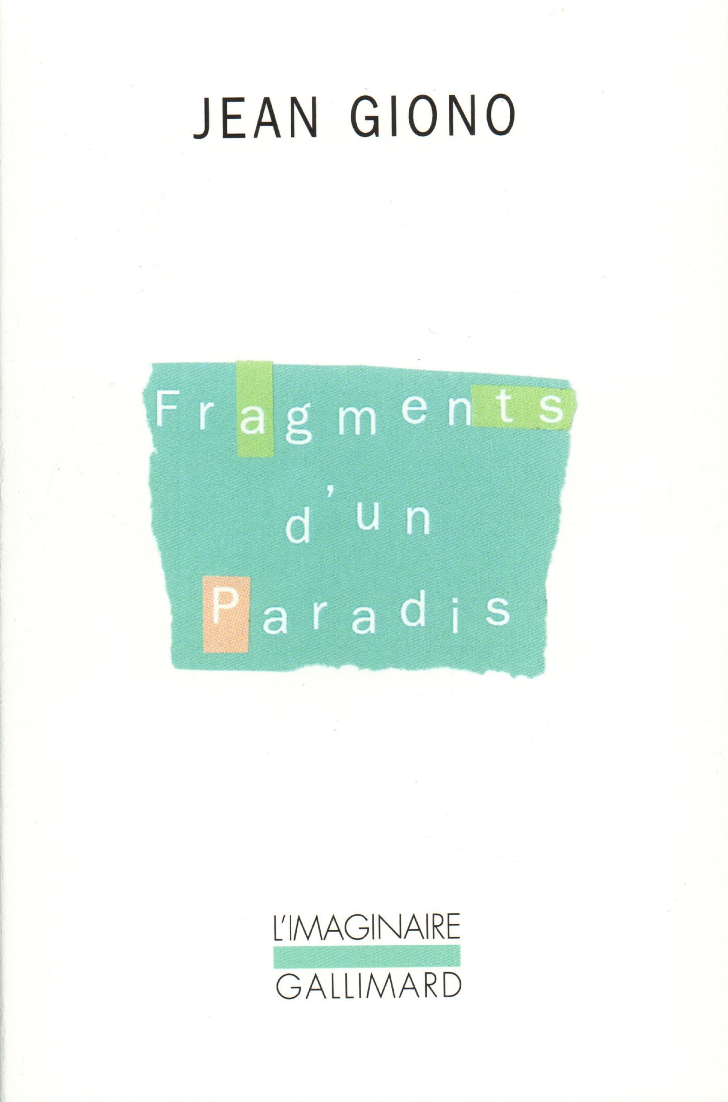 Fragments d'un paradis: (Les Anges) 9782070298983