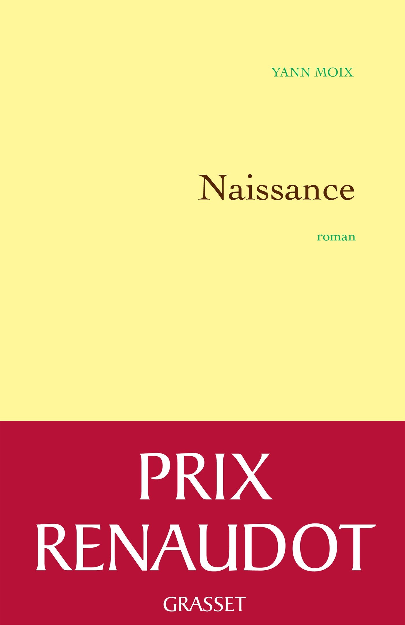 Naissance: Roman - Prix Renaudot 2013 9782246713210