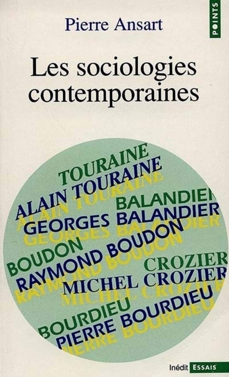 Les sociologies contemporaines 9782020115872