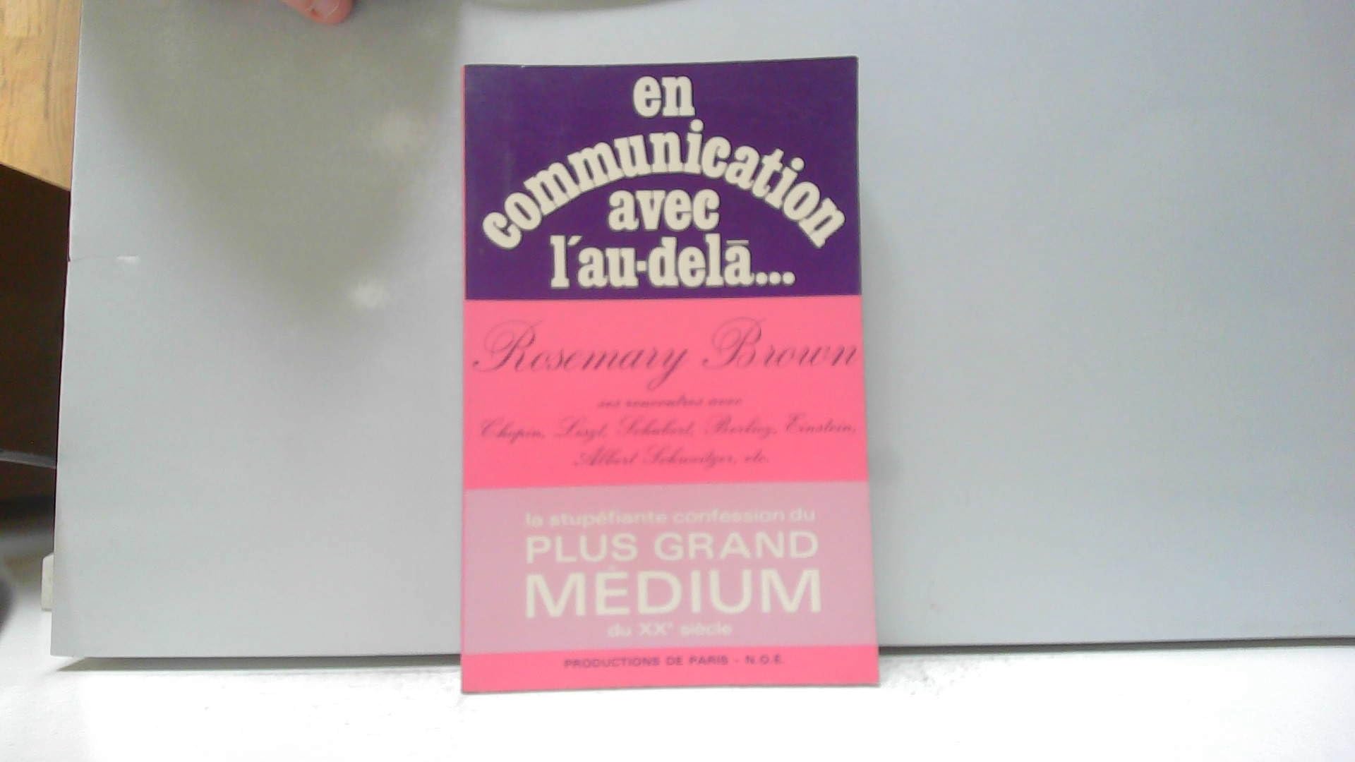En communication avec l'au dela