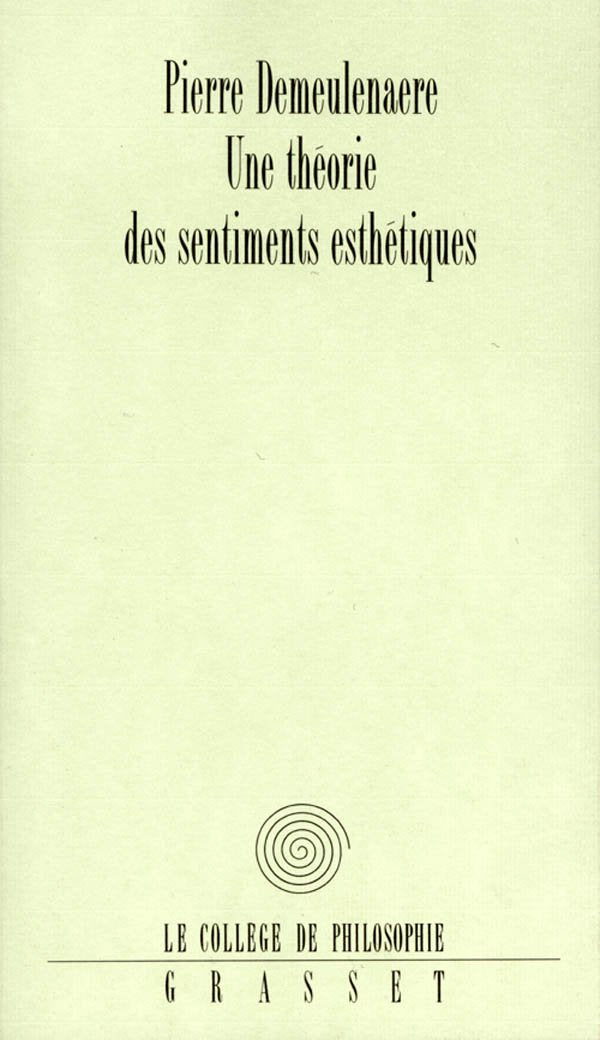 Théorie des sentiments esthétiques 9782246618515