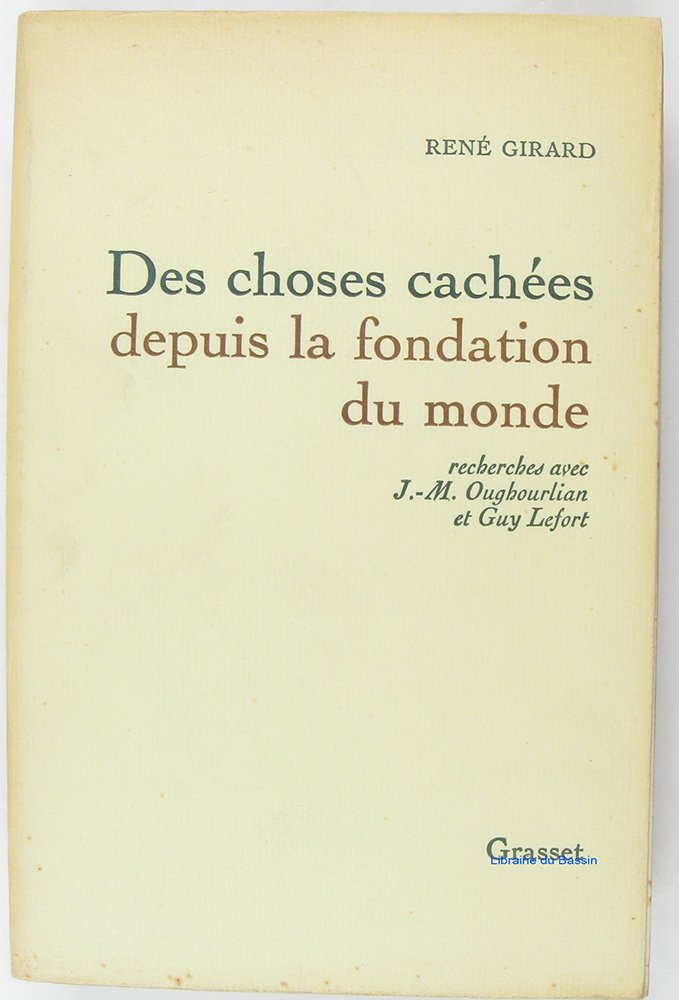 "Des Choses cachées depuis la fondation du monde": Recherches 9782246005834
