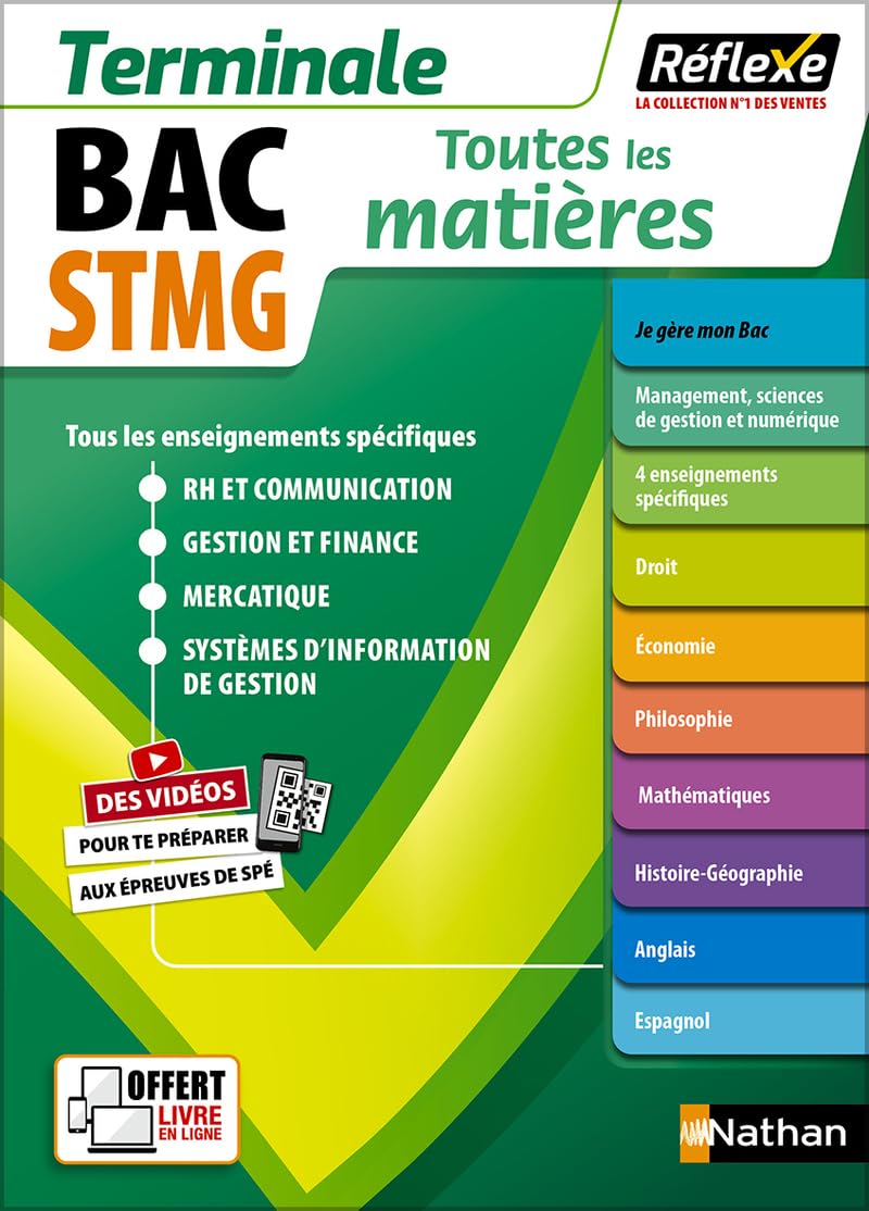 Toutes les matières - Terminale STMG - Réflexe - 2026 9782095017330